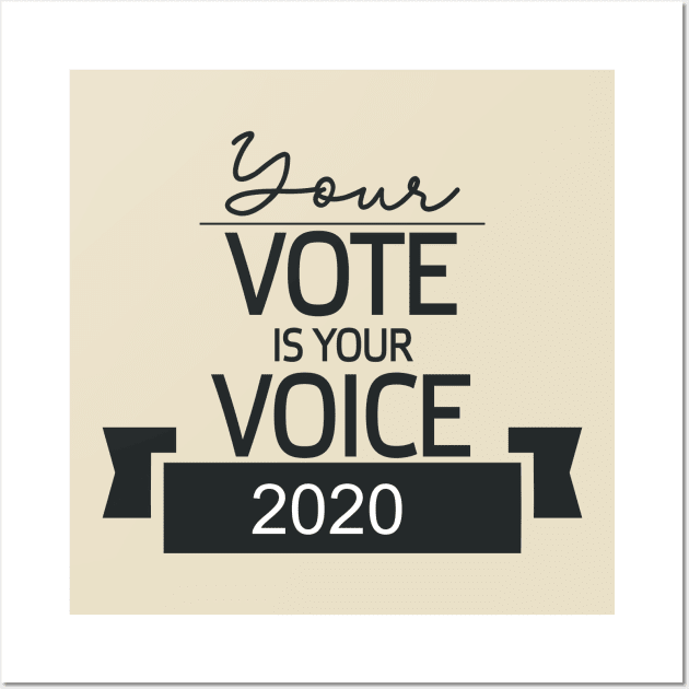 Vote 2020 usa t shirt Wall Art by denissmartin2020